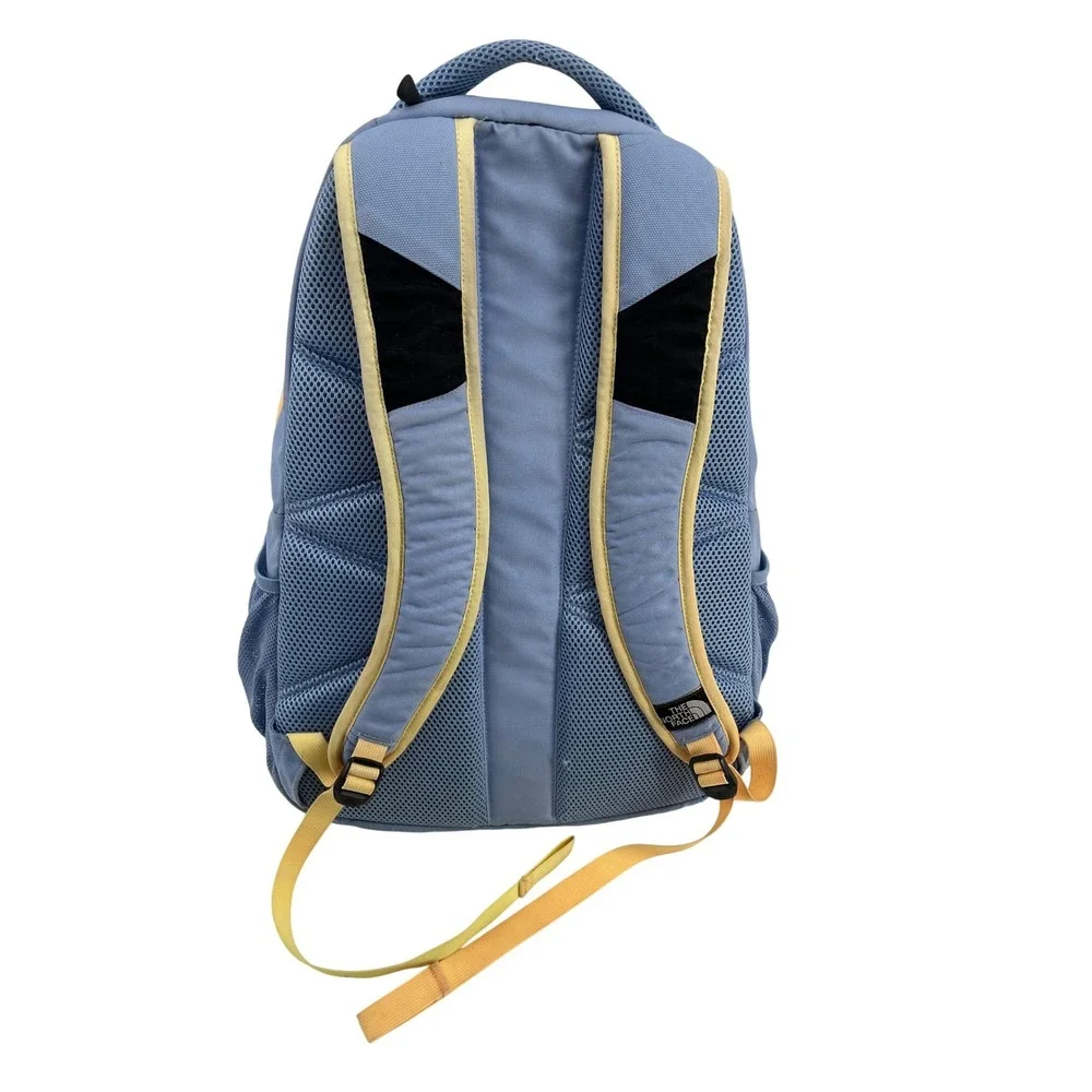 The North Face Haystack Backpack Light Blue Yellow NF00CHJ2 Travel Outdoor Sport